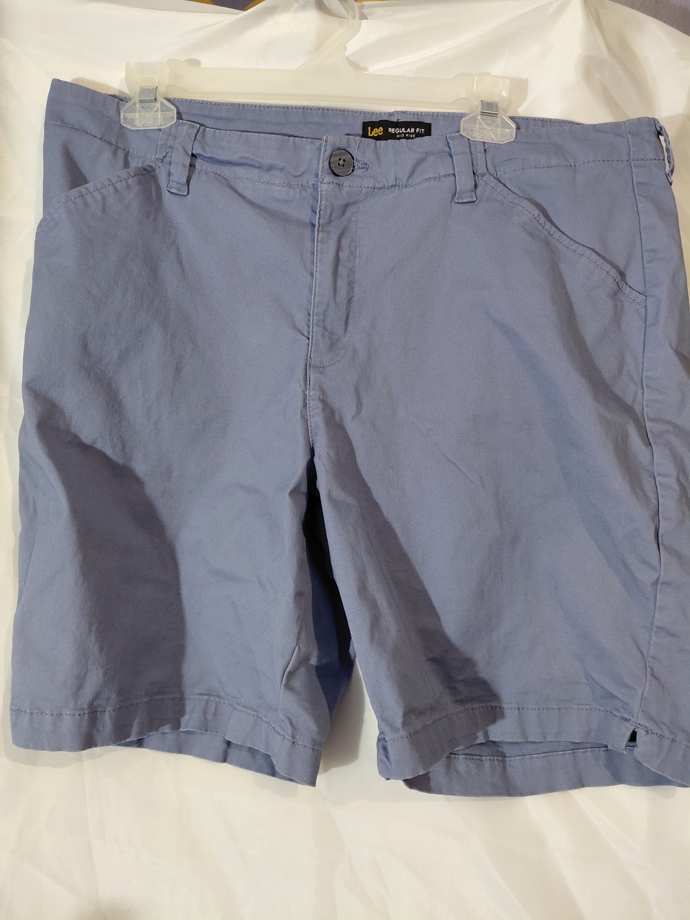Riders by Lee Women's Light Periwinkle Casual Bermudas